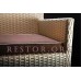 Плетёное кресло Restor Омега из техноротанга, всесезонная мебель, для летней площадки, террасы, улицы....